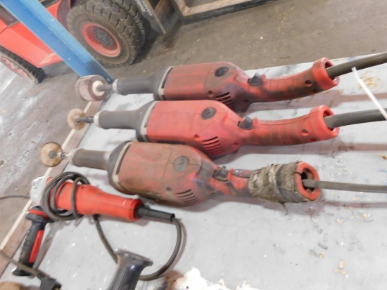LOT: (4) Milwaukee Grinders