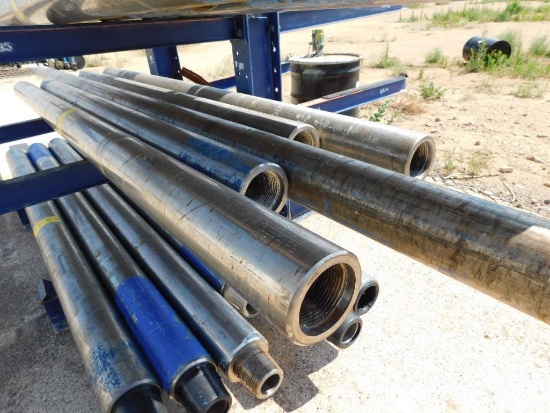 LOT: (4) 6-1/2" Pony - (2) Approx. 72" Long, (1) Approx. 84" Long, (1) Approx. 120" Long