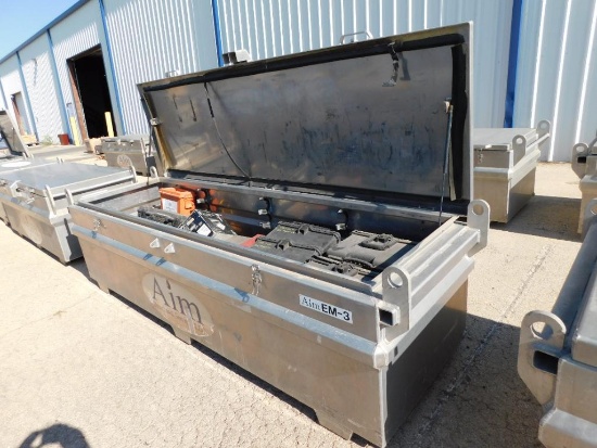 LOT: 3' x 10' Kit Box w/EM Surface Gear & Assorted Tools & Accessories
