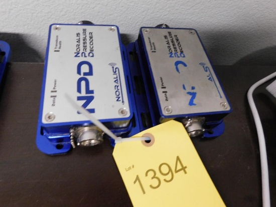LOT: (2) Noralis Pressure Decoders