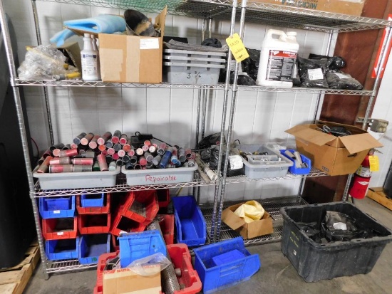 LOT: (2) Racks w/String Line End Caps & Accessories, O-Rings