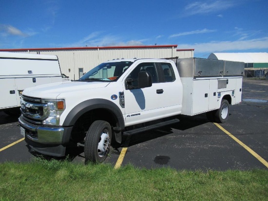 2021 Ford F 450 XL 4x4 Service Truck, VIN 1FDOX4HT8MED98998, 6.7 L Power Stroke Diesel Engine,