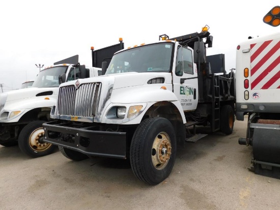 2003 International 7300 4X2 TMA Dump Truck, Energy Absorption Systems Inc. Truck Mounted Attenuator