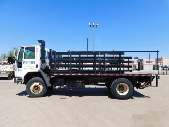 2005 Sterling SC8000 Stake Bed Truck, VIN 49HAADBV25DU74385, 16' x 7.5' Bed, 3,000 Lb. Max On Lift