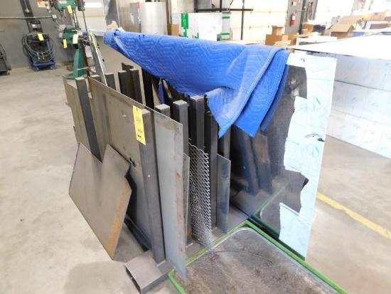 Rack w/ Steel & Aluminum (LOCATED IN GREEN BLDG.)