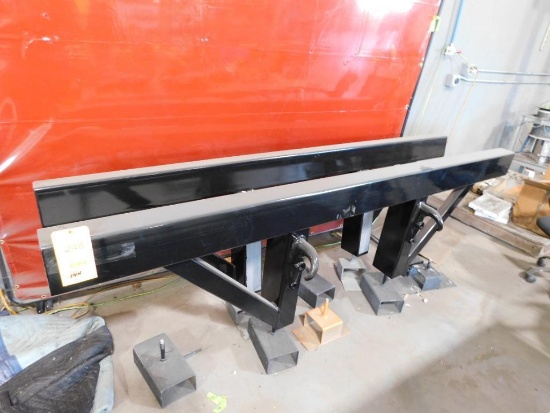 LOT: (2) Truck Bumpers w/Tow Hooks & (2) Welding Curtains (LOCATED IN GREEN BLDG.)