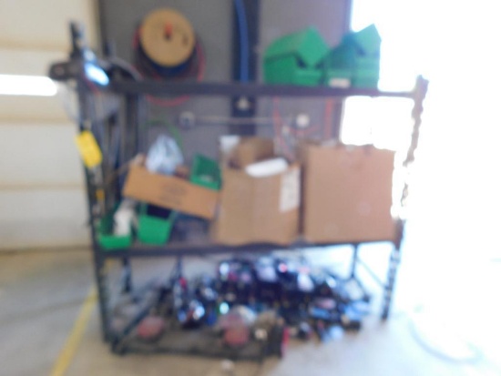 LOT: 6' x 6' x 2' Rack w/ Assorted Truck Lights (LOCATED IN GREEN BLDG.)
