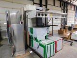 LOT: Rolling Rack w/(7) Rear Fender Sets, (1) Rear Deck Assembly, (9) Meter Covers (ALUMINUM)