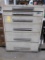 LOT: Lyon 6-Drawer Tooling Cabinet w/Contents of Assorted Stickers, Hardware, Grinding & Wire