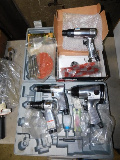 LOT: New Ingersoll Rand Air Hammer, (2) Unused Northern Industrial Tools Air Drills, (1) Unused
