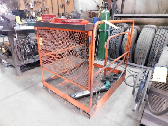 Forklift Safety Man Basket 48" x 40" (LOCATED IN MECHANIC SHOP)