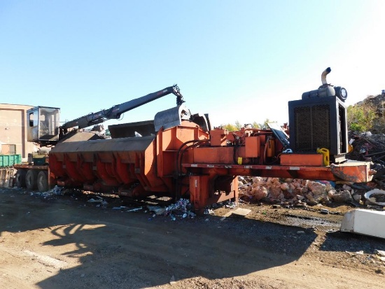 2009 All-John Inc. Trailer Mount Baler w/Operators Cab & Cummins Diesel Generator, S/N: 14546, VIN