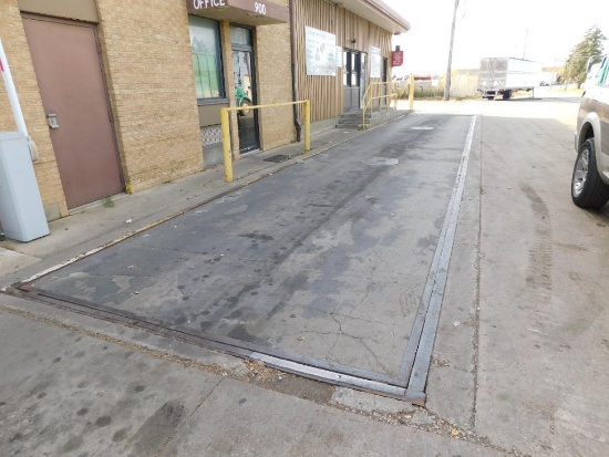60' x 10' Drive-On Platform 100,000 Lb. Capacity Truck Scale w/Rice Lake Model 420 Plus-2A DRO