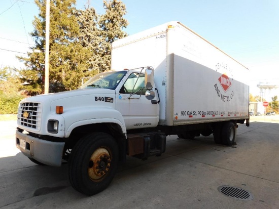 Chevy C6500 Box Truck, VIN: 1GBJ7H1J8VJ101427, Manual Transmission, CAT 3116 Diesel Engine w/US