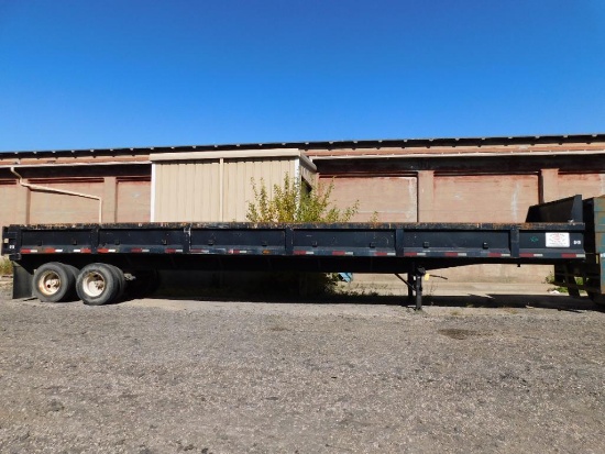 45' Open Gondola Trailer (Trailer 0-19) (ROAD WORTHY, NO MFG BADGE) (LOCATED OUTSIDE SOUTH OF MAIN
