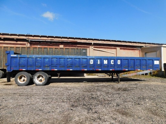 40' Open Gondola Trailer, 3' Walls (LOCATED OUTSIDE SOUTH OF MAIN BLDG.)