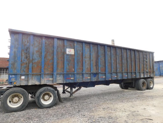 1955 Fruehauf 40' Open Gondola Container, S/N: AV187059, GVWR: 80,000 Lbs. (#0-21)