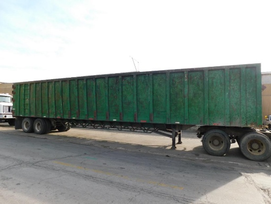 48' Open Gondola 8' Side Walls (Trailer 4802)(ROAD WORTHY, NO MFG BADGE) (LOCATED OUTSIDE SOUTH OF