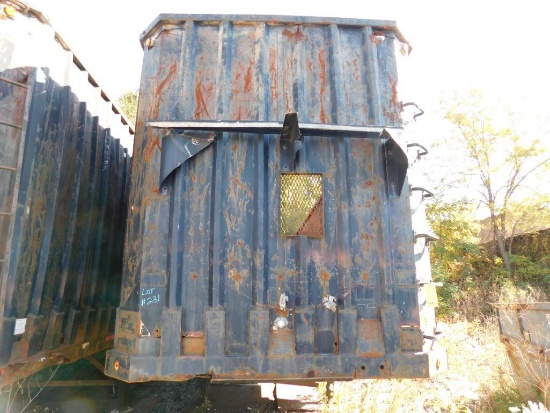 55' Open Gondola Trailer (Trailer 0-14) (NOT WORTHY, FLOOR COLLAPSING, NO MFG BADGE) (LOCATED EAST
