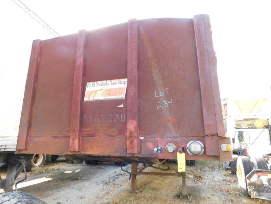 1989 Great Dane 45' Flatbed Trailer, VIN: 1GRDM9024KM016208, (ROAD WORTHY, NO MFG TAG) (LOCATED E...