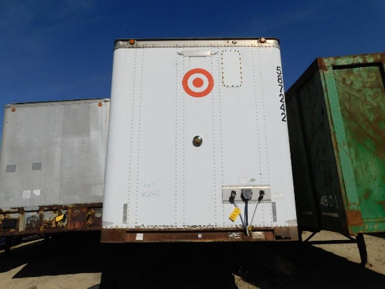 1993 Trailmobile Inc. 53' Semi Trailer, VIN: 1PT01AAH3R9000377, GVWR 65,000 lbs.(Trailer 587242)