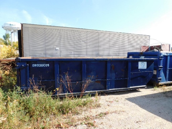 Roll -Off Box, 18'L x 8'W x 4'H (Box # DRO20C05) (LOCATED EAST YARD ACROSS STREET)