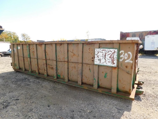 Roll-Off Box, 22'L x 8'W x 5'H (Box # 302) (LOCATED EAST YARD ACROSS STREET)