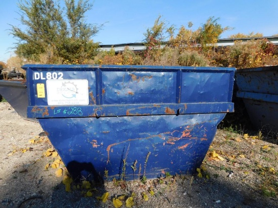 8 Yard Lugger Box (Asset# DL802) (LOCATED EAST YARD ACROSS STREET)