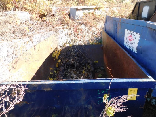 6 Yard Lugger Box (Asset# DL604) (LOCATED EAST YARD ACROSS STREET)