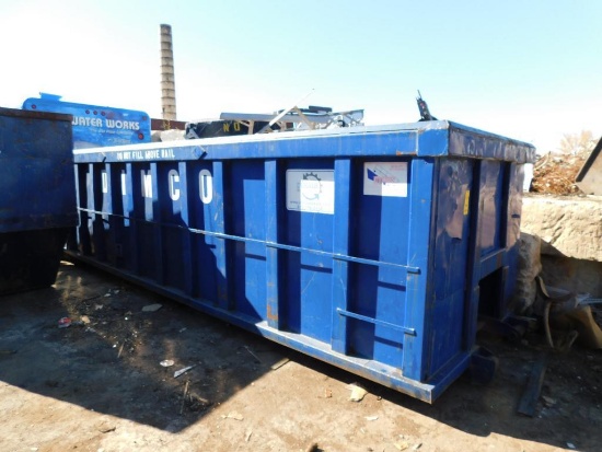 Mac Corporation Roll-Off Dumpster, 22'L x 8'W x 5'H (Asset# DR030C23) (LOCATED EAST YARD ACROSS