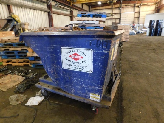 Rolling Self Dumping Hopper (LOCATED EAST YARD ACROSS STREET)