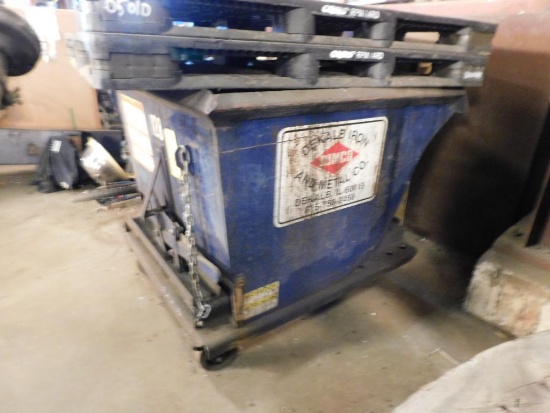 Rolling Self Dumping Hopper (Asset# 128) (LOCATED IN MAIN BLDG.)