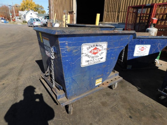 Rolling Self Dumping Hopper (Asset# 674) (LOCATED IN MAIN BLDG.)
