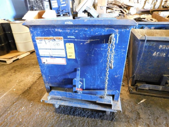 Rolling Self Dumping Hopper (Asset# 541) (LOCATED IN MAIN BLDG.)