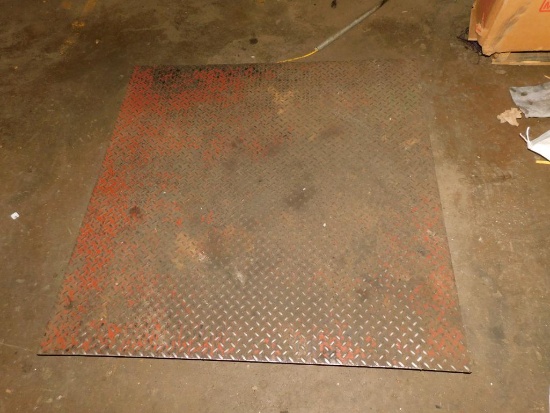 48" x 48" Floor Scale w/Transcell TI-5006 DRO (LOCATED IN MAIN BLDG.)