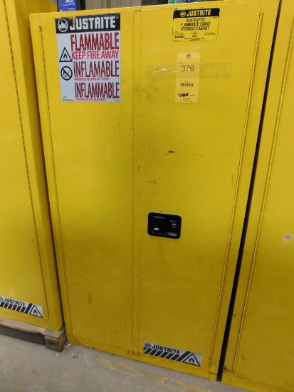 Justrite 60-Gallon Capacity Sure-Grip EX Flammable Storage Cabinet (LOCATED IN MECHANIC SHOP)