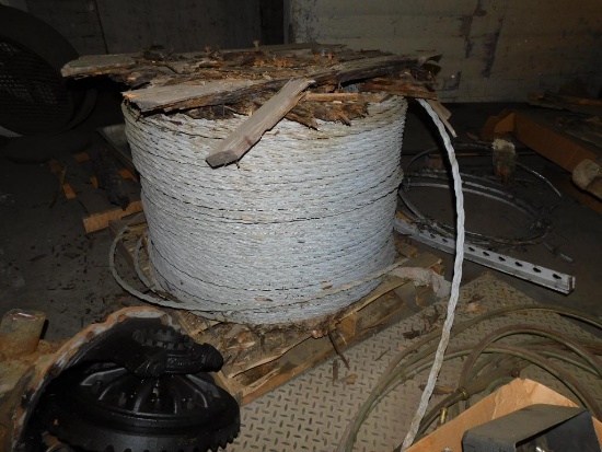 Spool of Braided Metal Cable (LOCATED IN MAIN BLDG.UPPER LEVEL)
