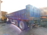 40' Open Gondola Trailer 2' Side Walls (RIPPED FLOOR, NO MFG BADGE) (LOCATED OUTSIDE SOUTH OF MAIN