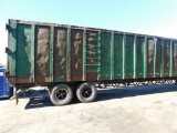 53' Open Gondola Trailer 8' Side Walls (ROAD WORTHY, NO MFG BADGE) (LOCATED OUTSIDE SOUTH OF MAIN