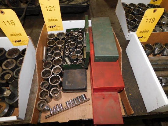 LOT: Assorted Sockets, 1/2" Deep Impact Sockets, 1/2" Impact Universal Sockets (LOCATED IN MECHANIC