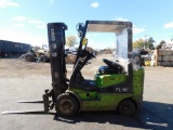 Clark 4600 Lb. Capacity LP Forklift, Model CGC25, S/N C365L-0004-9497FB, Side Shift, 42