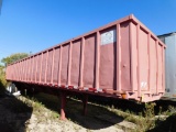 48' Open Gondola Trailer 5' Side Walls (Trailer DG0501) (NOT ROAD WORTHY - NO TITLE) (LOCATED EAST