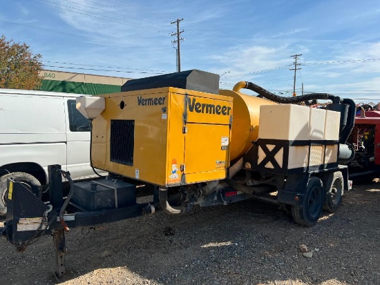 2005 Vermeer TR-75 Vacuum Excavator, VIN: 1M9FE1225CS284571, w/2012 McElrath Trailer, 12,185 Hours