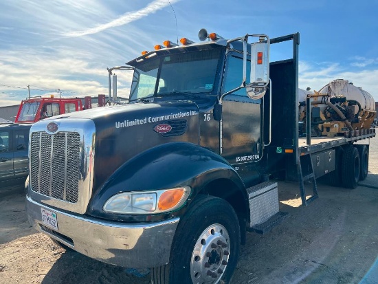 2007...Peterbilt Tractor, VIN: 2NPLLZ9X97M684979, 300,590 Miles Indicated (MIXERS NOT INCLUDED, DEAD