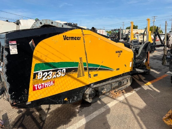 2018 Vermeer D23X30III Directional Drill, VIN 1VRN20073J1000826Approx. 300' of Rod, 3287 Hours