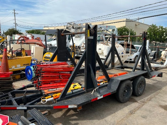2003 Double Reel Cable Reel Trailer