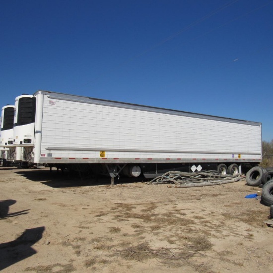 2018 Wabash Artic Lite Reefer 53' x 8' Trailer, VIN 1JJV532B3JL064001, Aluminum Deck, ABS, Air Ride