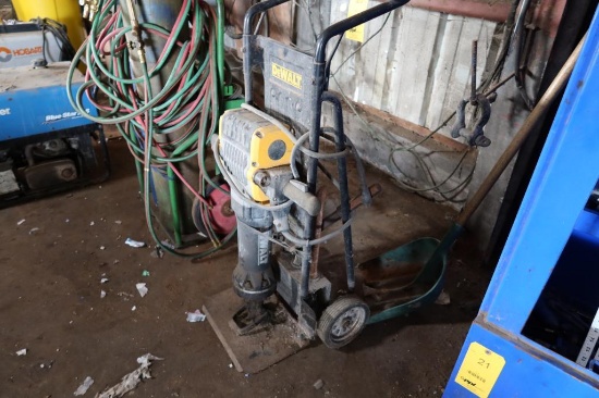 Dewalt Pavement Breaker/Cart (LOCATED AT: 6810 Irvington Blvd., Houston, TX 77022)