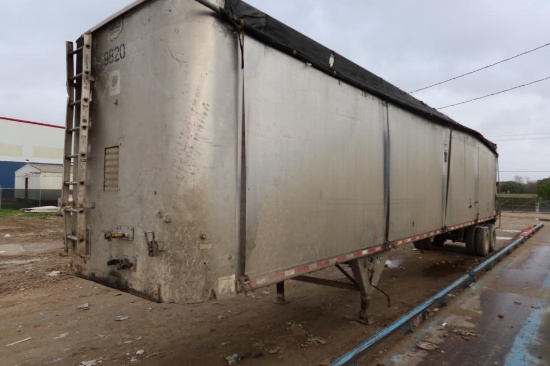 48' MAC Enclosed Walking Floor Trailer, VIN: 5MAMN482X9C018218,Tandem Axle, Aluminum Construction