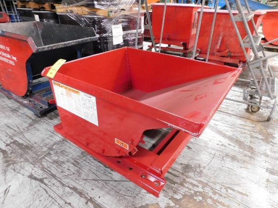 2023 Roura Material Handling Custom 4,000 Lb. Capacity Rolling Self-Dumping Chip Hopper (LOCATED ...